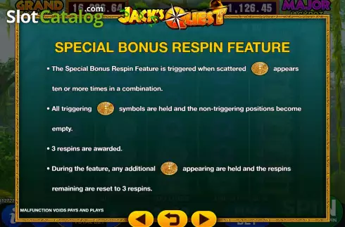 Скрин6. Jack's Quest слот