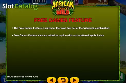 Скрин7. African Wild (GMW) слот
