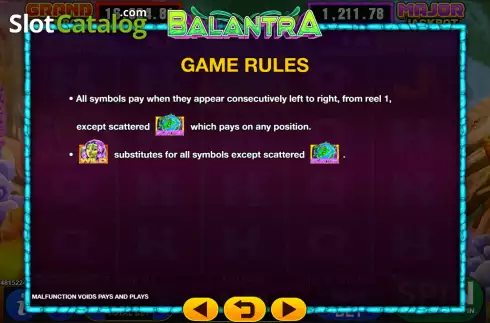 Скрин6. Balantra слот