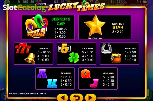 Скрин5. Lucky Times слот