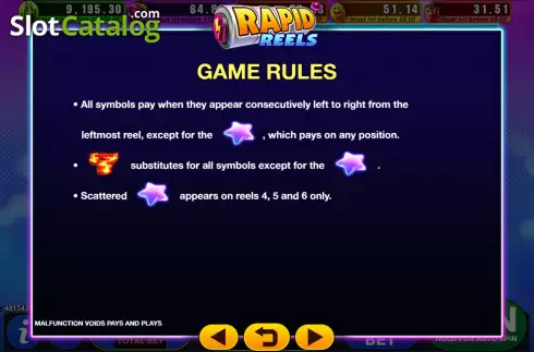 Скрин6. Rapid Reels (GMW) слот