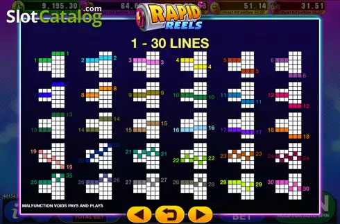 Скрин7. Rapid Reels (GMW) слот