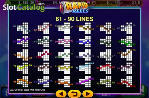 Скрин9. Rapid Reels (GMW) слот