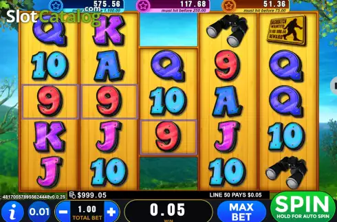 Скрин3. Sasquatch Cash слот