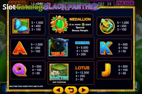 Скрин5. Black Panther слот