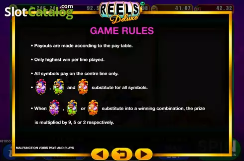Скрин6. Reels Deluxe слот