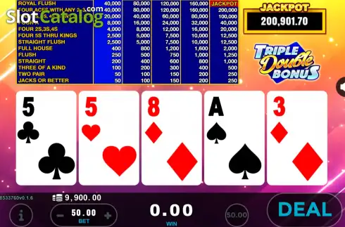 Скрин2. Triple Double Bonus слот