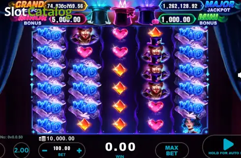 Скрин2. Magic Hats слот