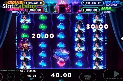 Скрин3. Magic Hats слот