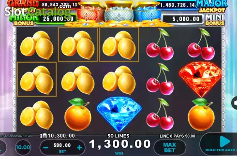 Скрин3. Triple Jewels Platinum слот