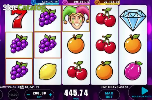 Скрин3. Joker's Wild Roll слот