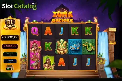 Скрин2. Zuma Riches слот