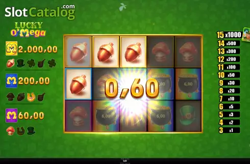 Скрин3. Lucky O'Mega слот
