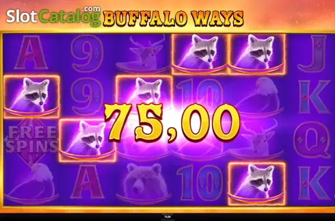 Скрин7. Buffalo Ways (GONG Gaming Technologies) слот
