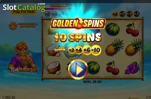 Скрин6. Bananza (GONG Gaming Technologies) слот