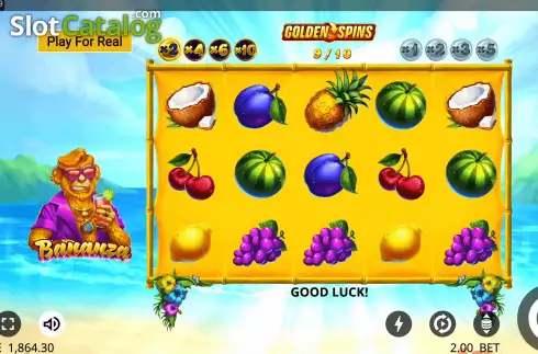 Скрин7. Bananza (GONG Gaming Technologies) слот