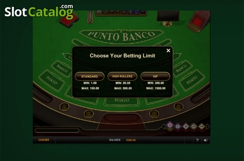 Скрин2. Punto Banco (GVG) слот