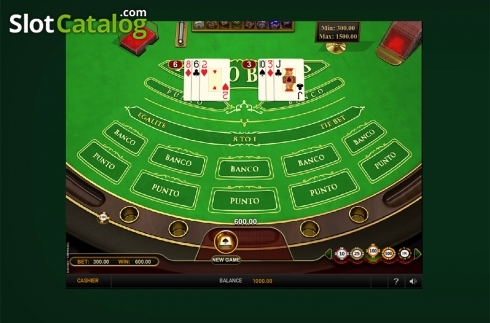 Скрин3. Punto Banco (GVG) слот