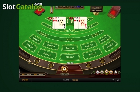 Скрин4. Punto Banco (GVG) слот