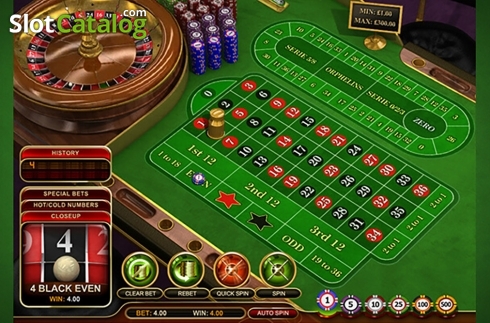Скрин2. European Roulette Pro Special (GVG) слот