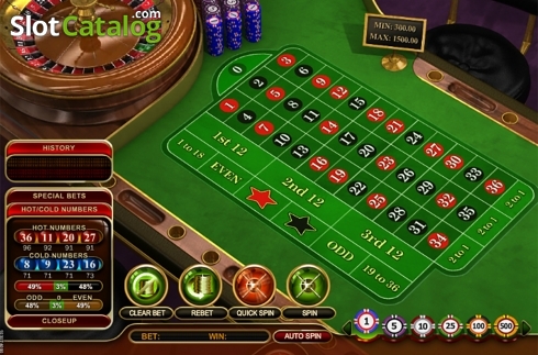 Скрин3. French Roulette Pro (GVG) слот