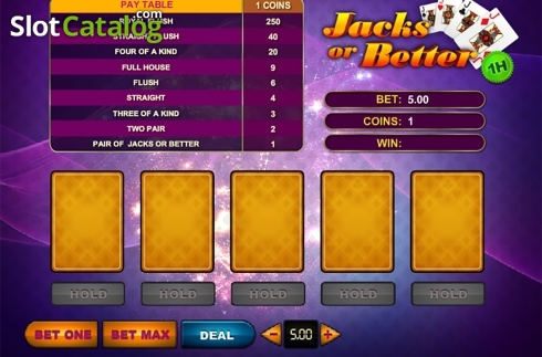 Скрин2. Jacks Or Better (GVG) слот