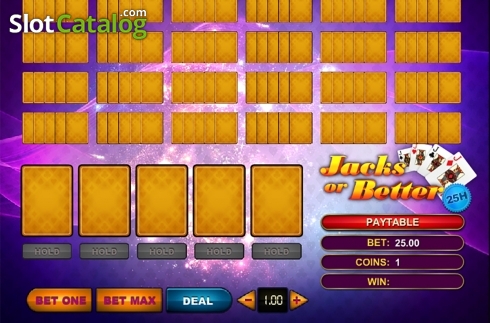 Скрин2. Jacks Or Better 25 Hands слот