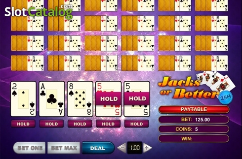 Скрин3. Jacks Or Better 25 Hands слот