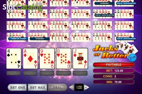 Скрин4. Jacks Or Better 25 Hands слот