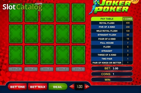 Скрин2. Joker Poker 3 Hands слот