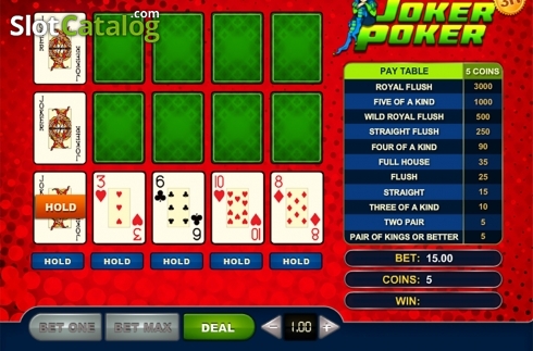 Скрин3. Joker Poker 3 Hands слот