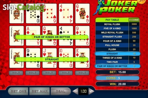 Скрин4. Joker Poker 3 Hands слот