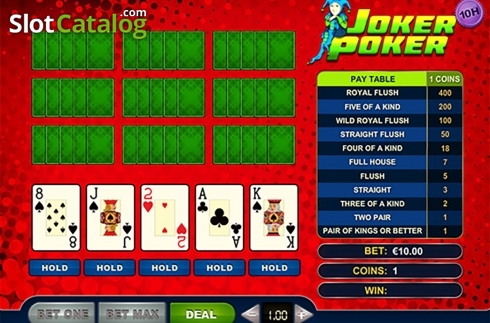 Скрин2. Joker Poker 10 Hands слот