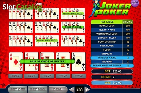 Скрин4. Joker Poker 10 Hands слот