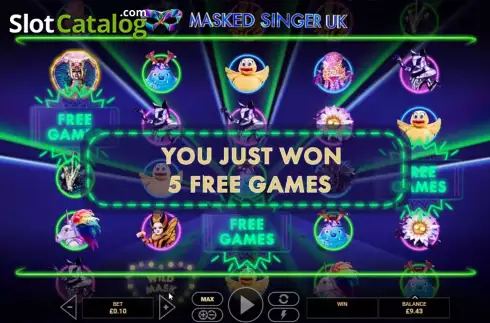 Скрин6. Masked Singer UK слот