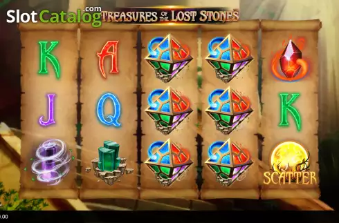 Скрин2. Treasures Of The Lost Stones слот