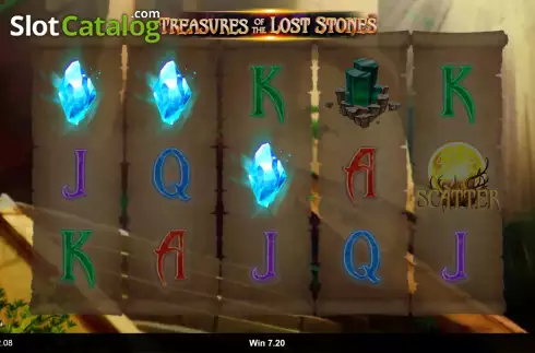 Скрин4. Treasures Of The Lost Stones слот