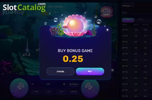 Скрин3. Atlantis (Galaxsys) слот