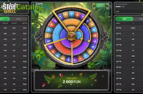 Скрин3. Jungle Wheel слот