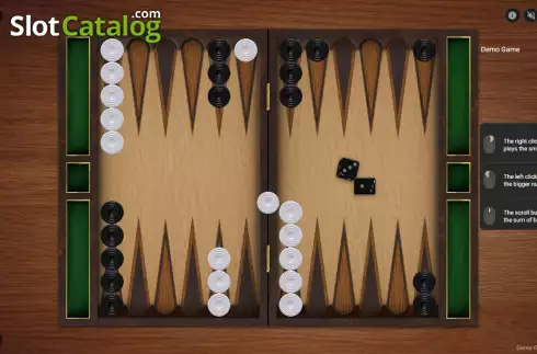 Скрин2. Backgammon (Galaxsys) слот