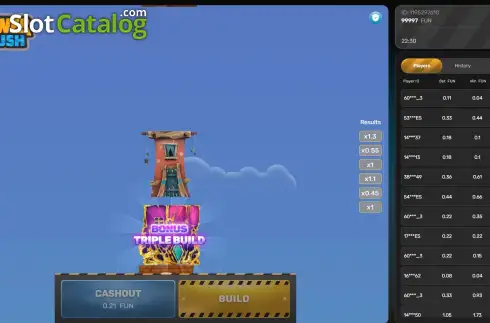 Скрин5. Tower Rush слот