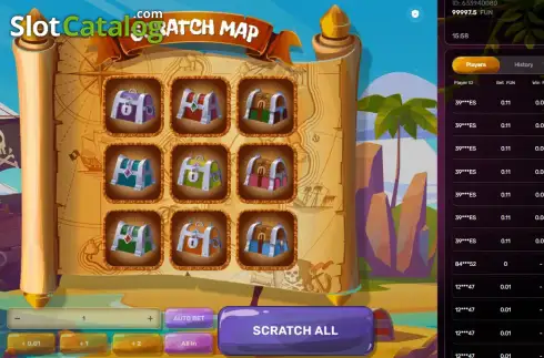 Скрин2. Scratch Map слот