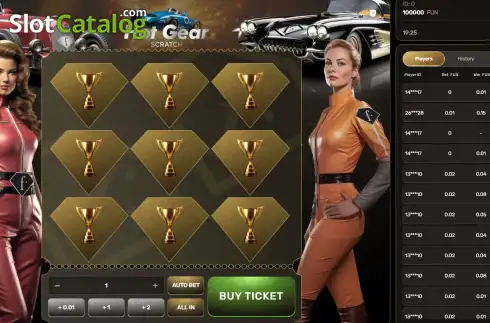 Скрин2. Hot Gear слот