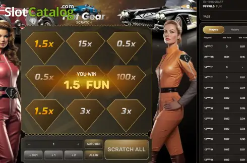 Скрин3. Hot Gear слот