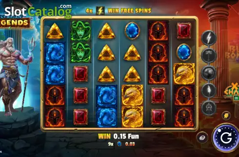 Скрин2. Olympian Legends (Galaxsys) слот