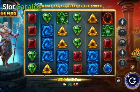Скрин3. Olympian Legends (Galaxsys) слот