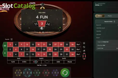 Скрин3. American Roulette (Galaxsys) слот