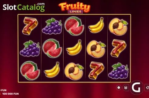 Скрин2. Fruity Lines слот