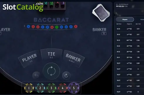 Скрин3. Baccarat (Galaxsys) слот