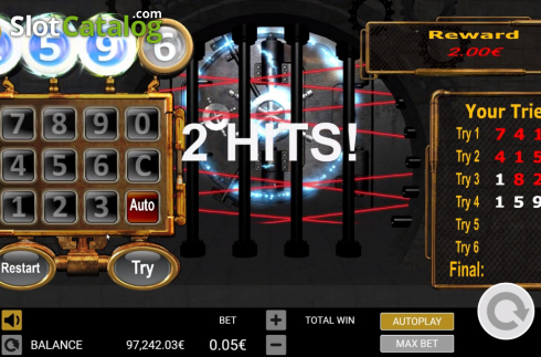 Скрин5. Safecracker (Gamatron) слот